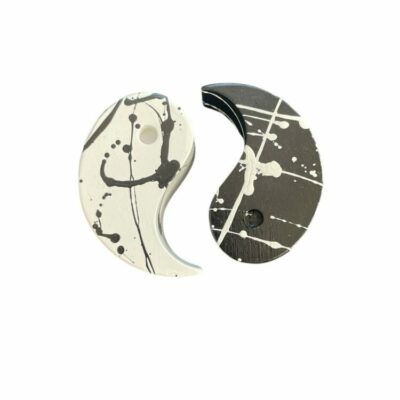 “Αγαλματίδιο διακοσμητικό Ying – Yang άσπρο μαύρο”