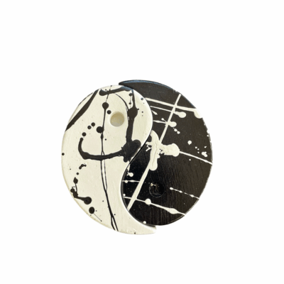 “Αγαλματίδιο διακοσμητικό Ying – Yang άσπρο μαύρο”