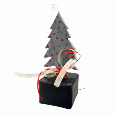 “Γκρι κεραμικό δεντράκι” 17 εκ.