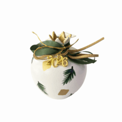 ''Πράσινο - λευκό ρόδι με γούρι του 26''