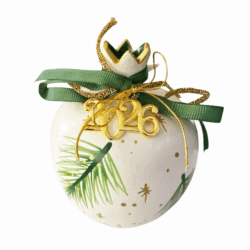 ''Πράσινο - λευκό ρόδι με γούρι του 26'''