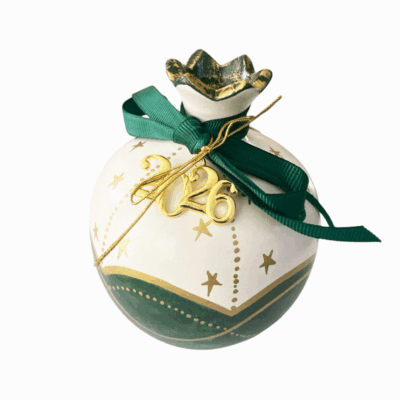 ”Πράσινο – λευκό ρόδι με γούρι του 26”’