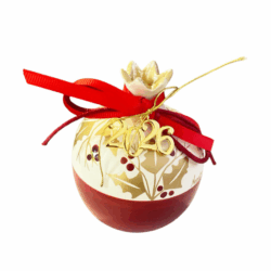 ''Ρόδι κόκκινο-λευκό με γούρι του 26''