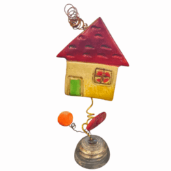 Σπιτάκι κεραμικό σε βάση