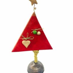 Χριστουγεννιάτικο δέντρο κεραμικό κόκκινο