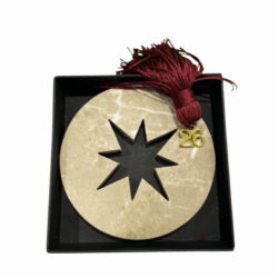 Μαρμάρινο διακοσμητικό " Αστέρι με γούρι του 26' "