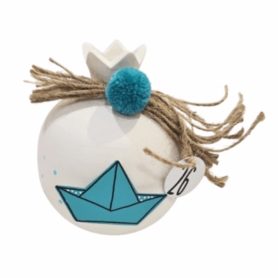 Ρόδι κεραμικό..”Να ταξιδεύεις”