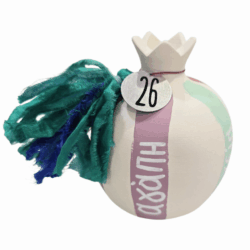 Ρόδι κεραμικό..''Πολύχρωμες ευχές''