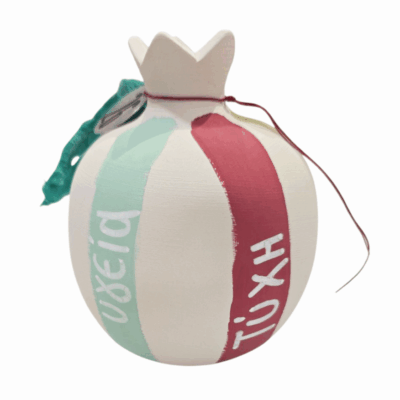 Ρόδι κεραμικό..”Πολύχρωμες ευχές”