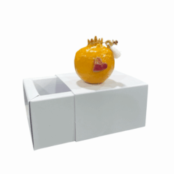 Χειροποίητο ροδάκι με καρδιά και γούρι του 26' σε κουτί